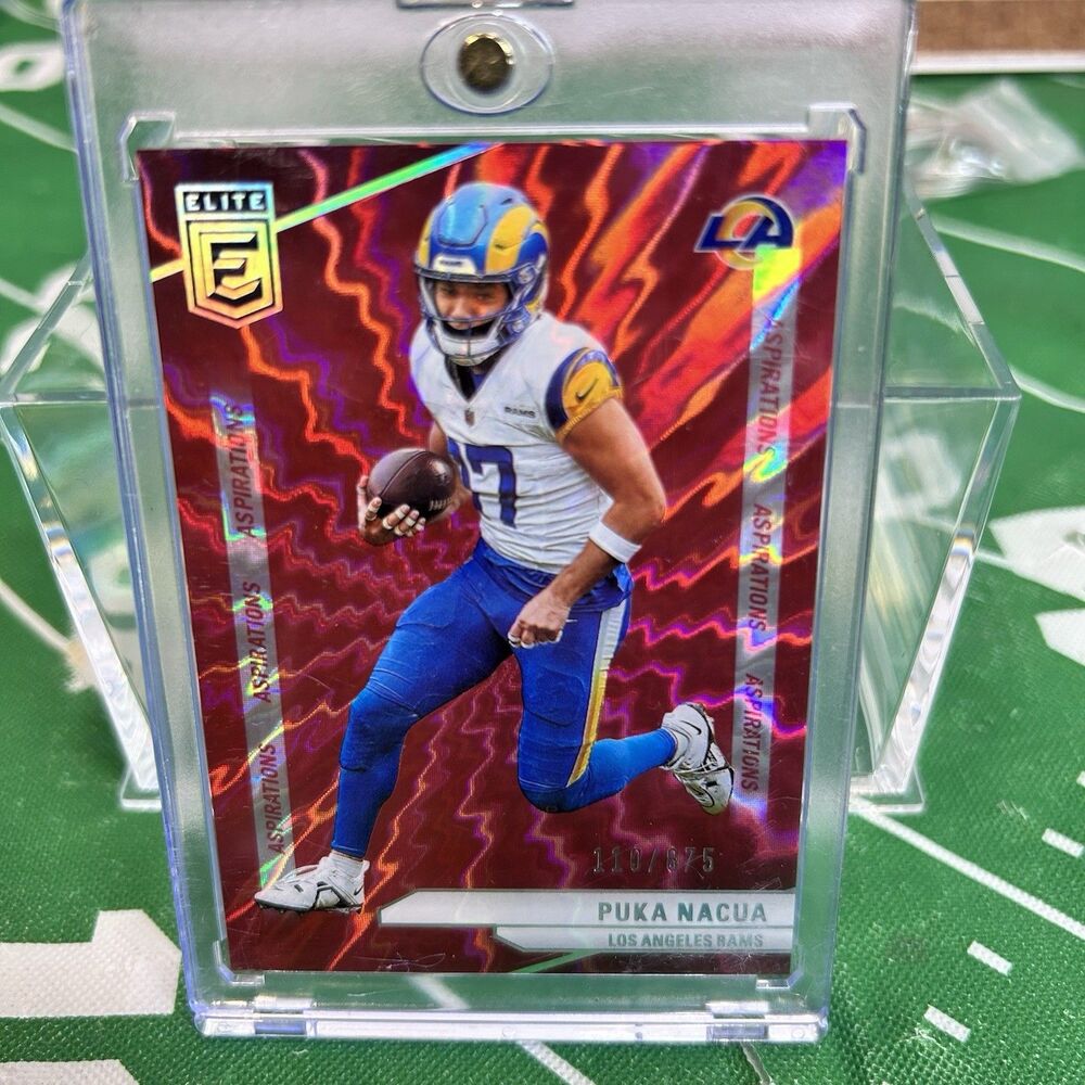 Puka Nacua #9 2024 Panini Donruss Elite Los Angeles Rams #110/875